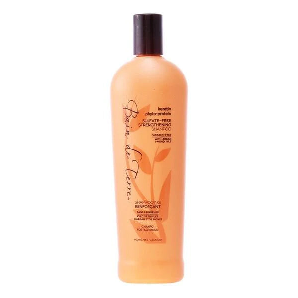 Bain De Terre Keratin Phyto-Protein Strengthening Shampoo image of 13.5 oz bottle