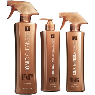 Brazilian blowout ionic bonding spray 12oz good and deep conditioning mask 8oz set