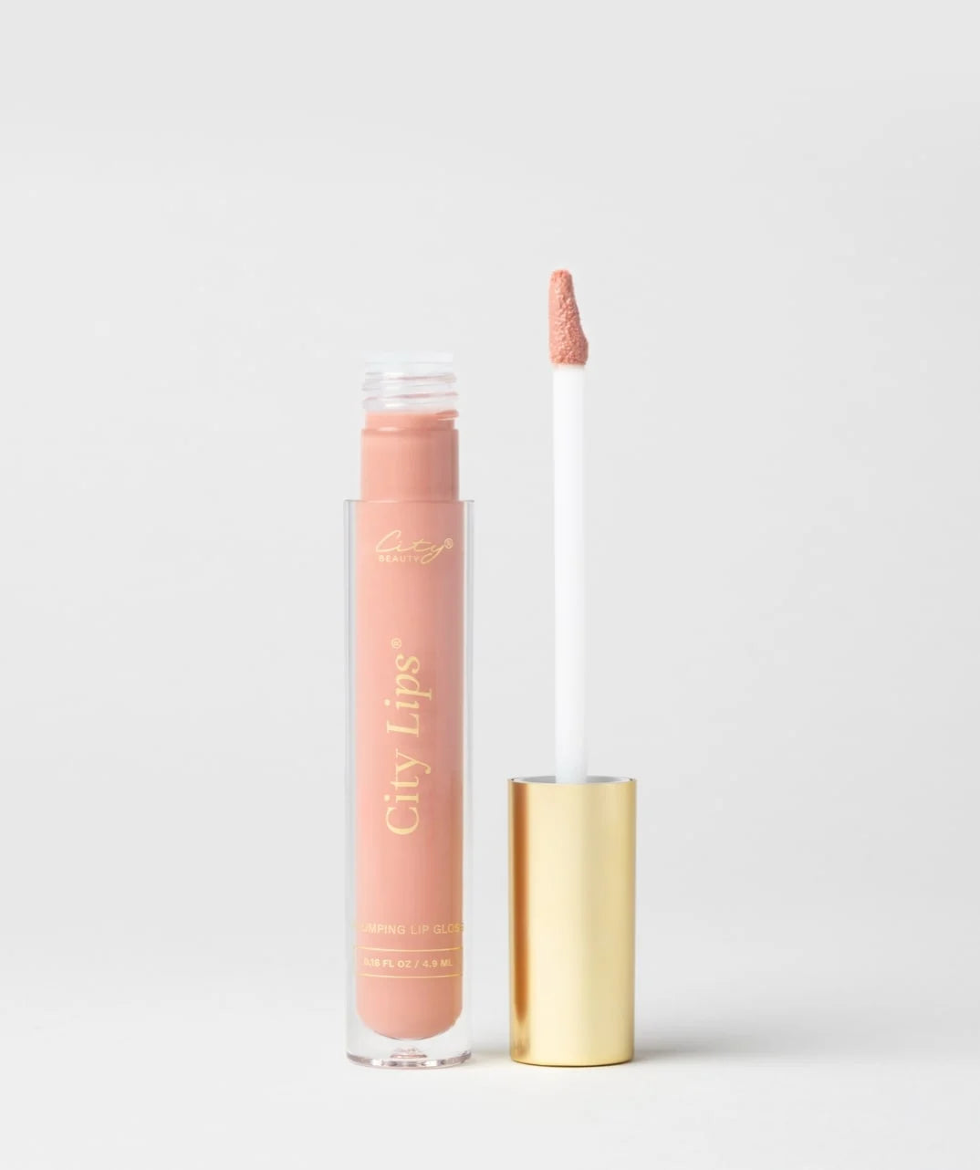 City Beauty City Lips Plumping Lip Gloss pink nude