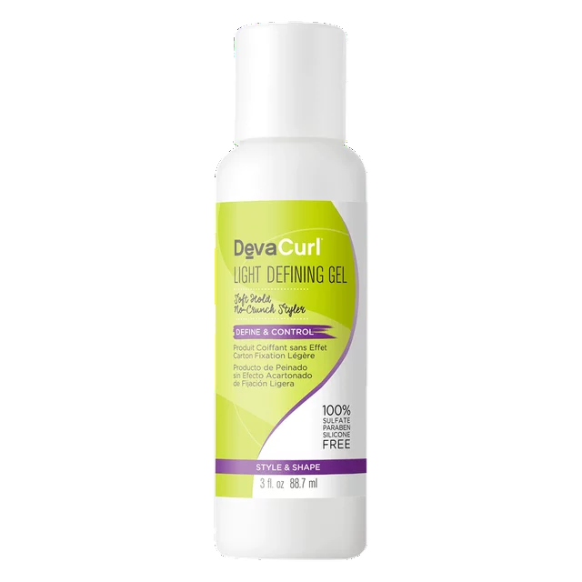 Deva Curl Light Defining Gel image of 3 oz bottle