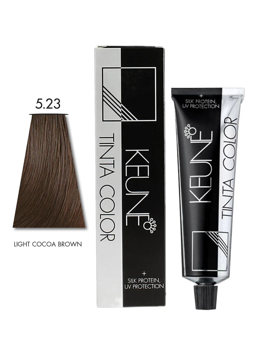 Keune Tinta Permanent Hair Color image of 5.23 light cocoa brown
