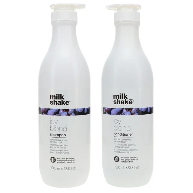 Milk Shake Icy Blond Shampoo and Conditioner Liter Duo Deal