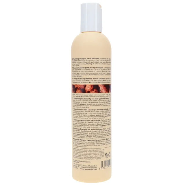 Milk Shake Integrity Nourishing Shampoo image of back of bottle 10.1 oz bottle