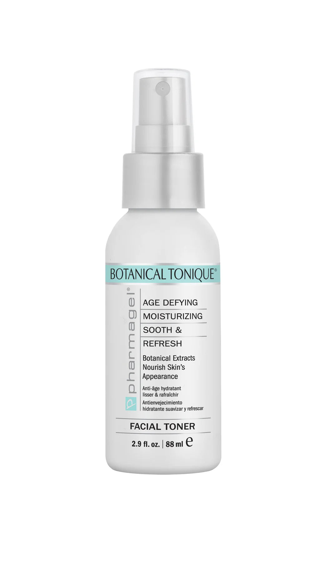 pharmagel botanical tonique facial toner 3 oz
