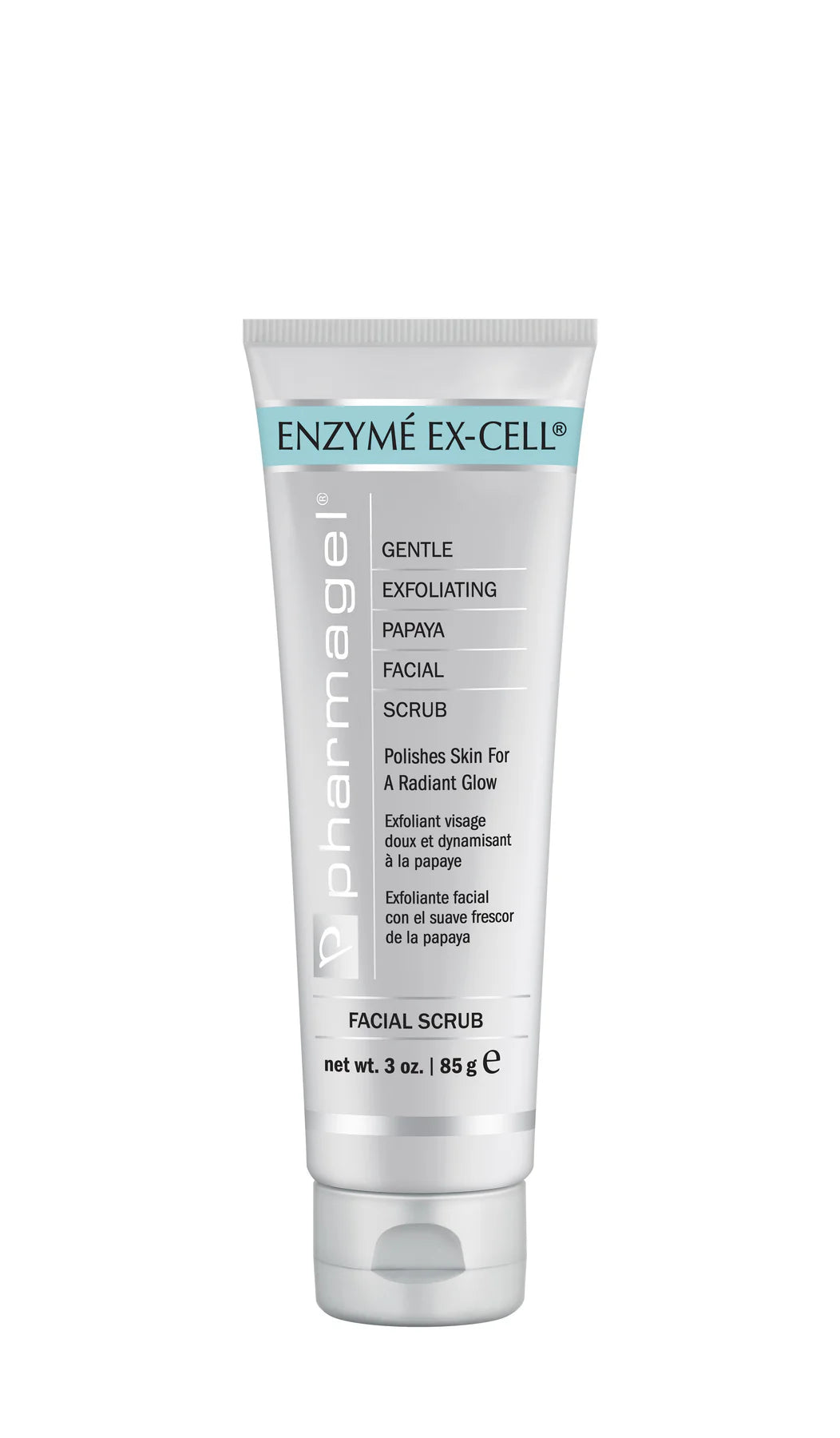 pharmagel enzyme excel facial scrub 3 oz