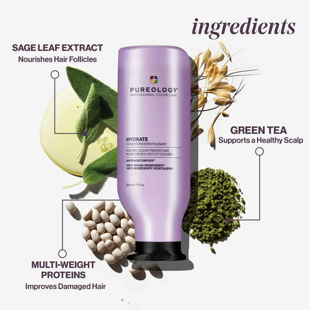 Pureology Hydrate Shampoo and Conditioner Duo ingredients