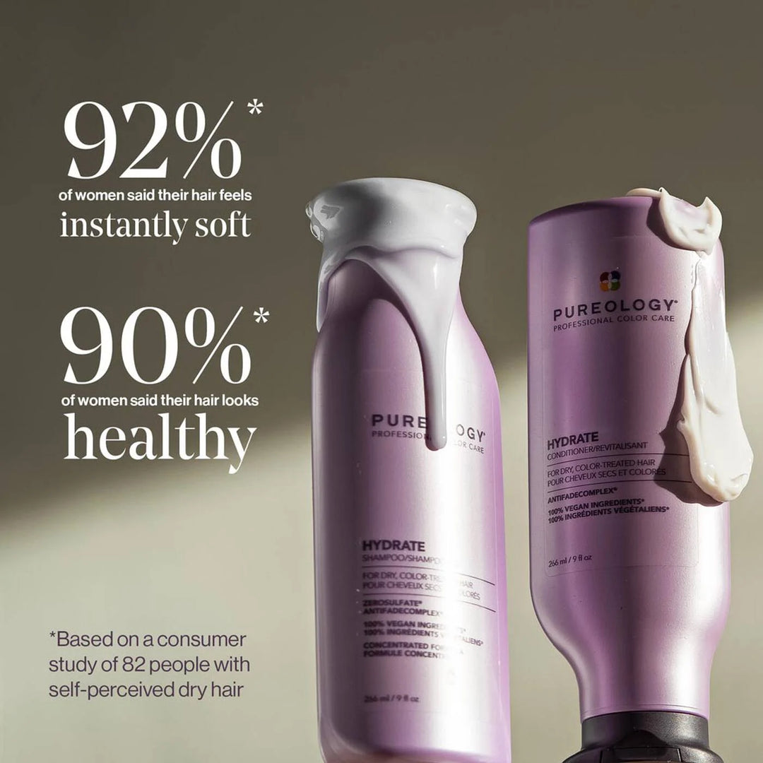 Pureology Hydrate Shampoo and Conditioner Duo product claims