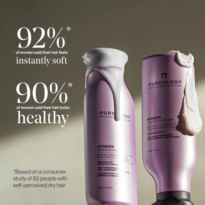 Pureology Hydrate Shampoo and Conditioner Duo product claims