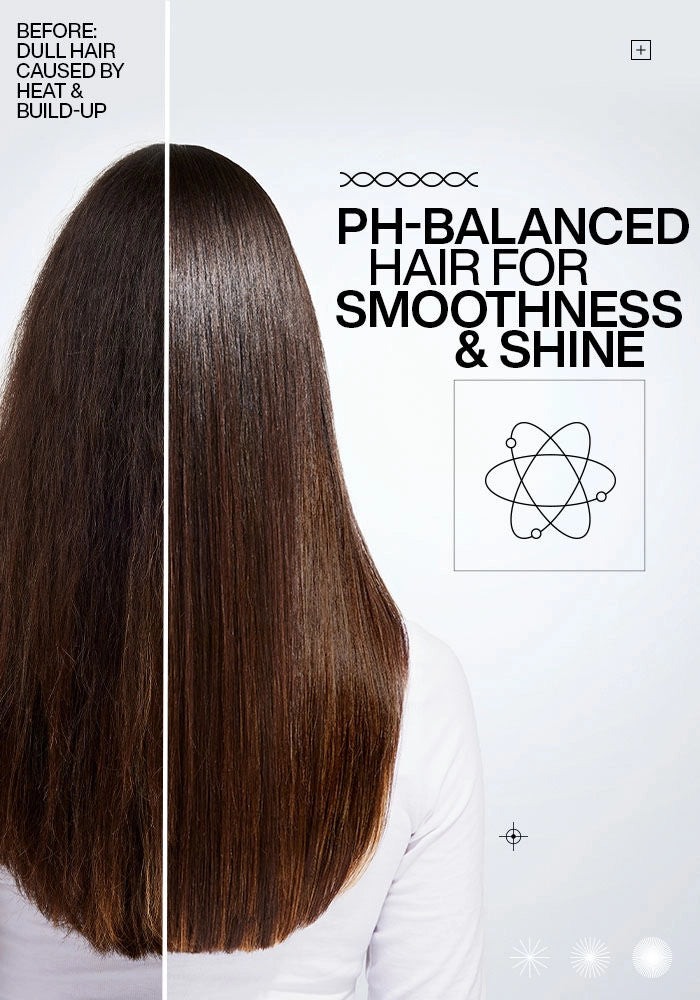 Redken Acidic Color Heat Protection Leave In Treatment image of before and after 32 washes