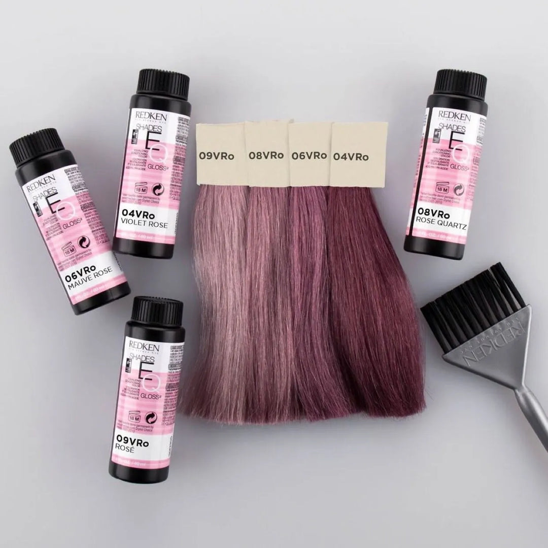 redken shades eq 04vro violet rose 06vro mauve rose 08vro rose quartz