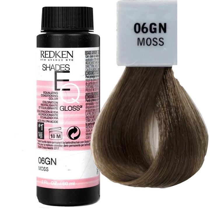 redken sshades eq 06gn moss 2 oz bottle