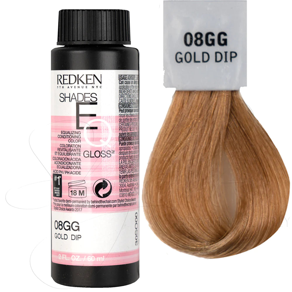 redken shades eq 08gg gold dip