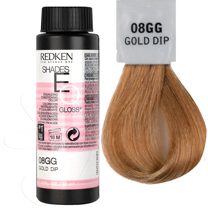 redken shades eq 08gg gold dip