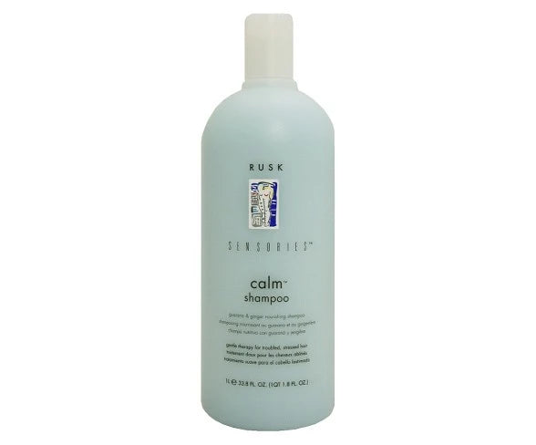 Rusk Sensories Calm Guarana & Ginger Nourishing Shampoo image of 33.8 oz bottle