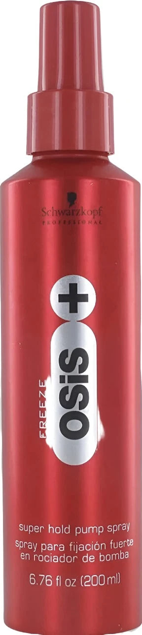 Schwarzkopf Professional OSIS Freeze Super Hold Pump Spray image of 6.8 oz bottle