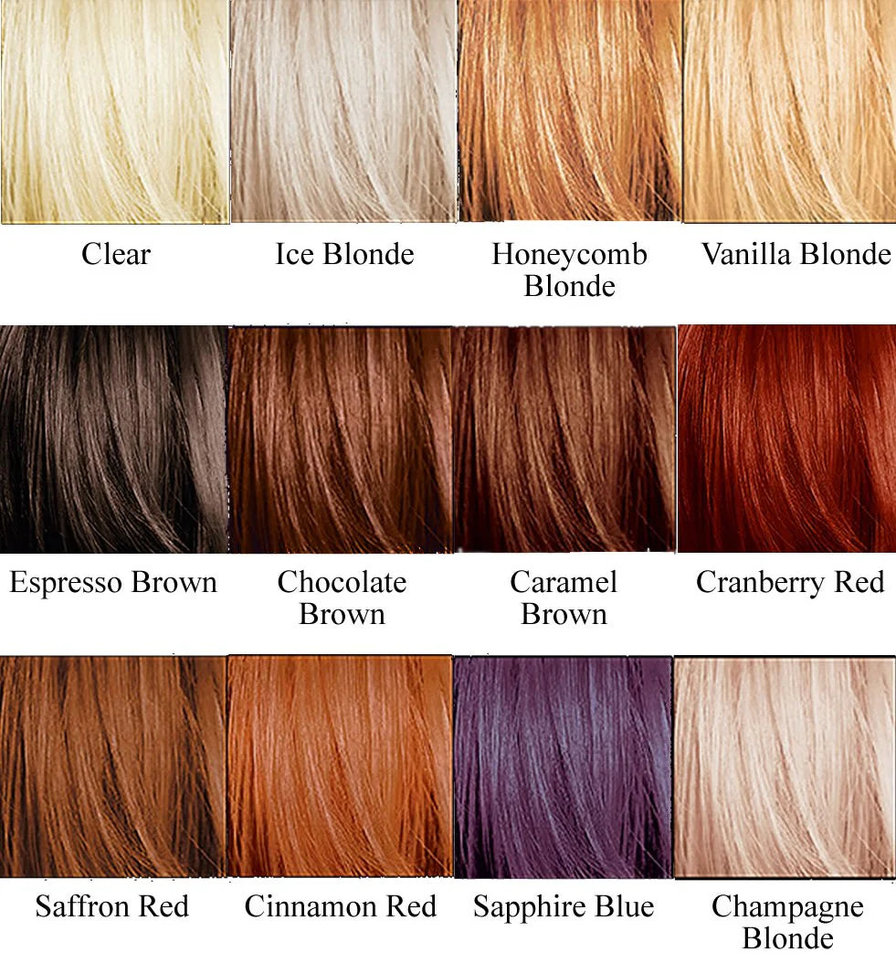 Sebastian Cellophane color chart