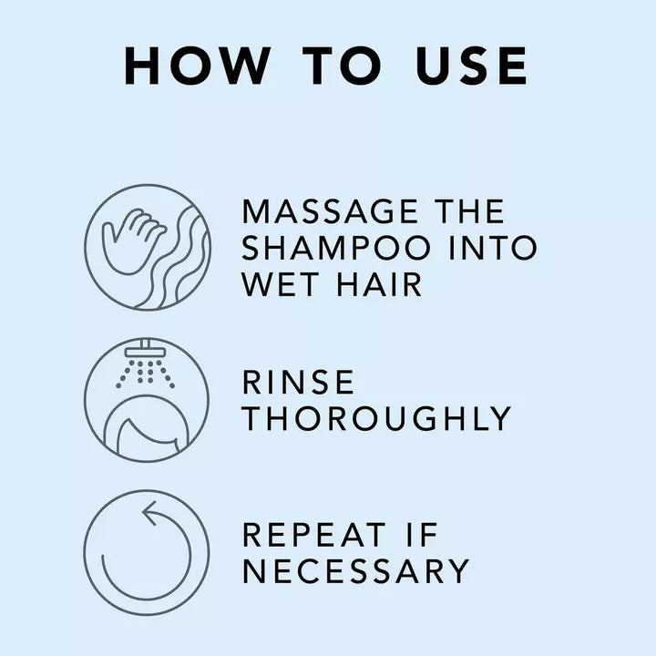 Sebastian Dark Oil Lightweight Shampoo image of how to instructions