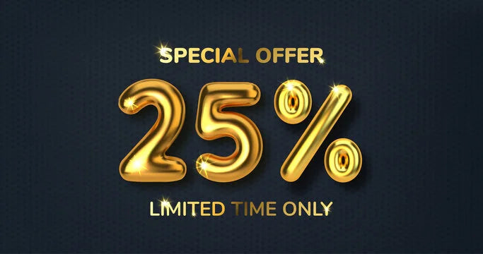 25% off Grand Opening Category Banner