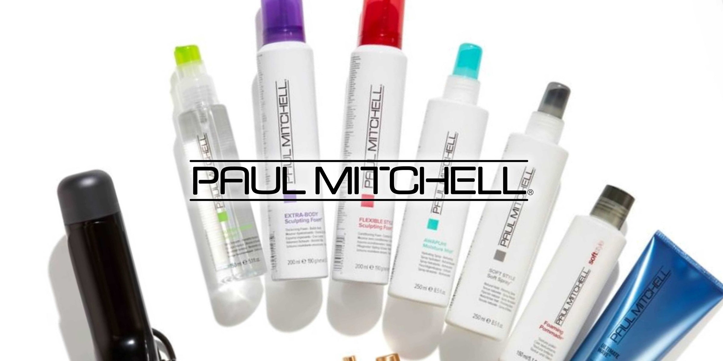 Paul Mitchell Category Header and Product Line Up