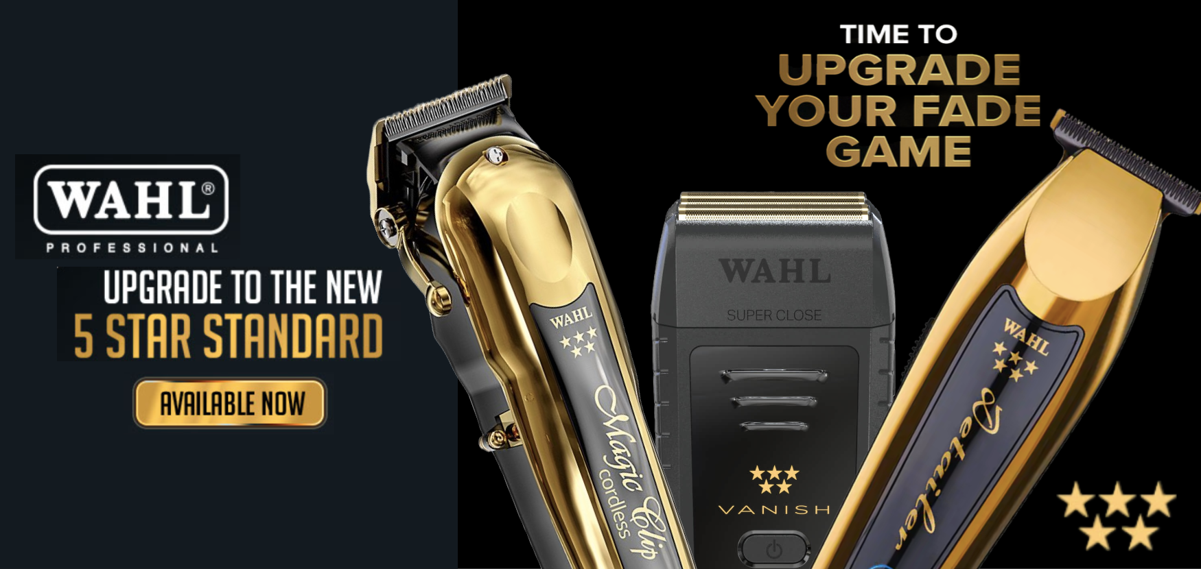Wahl Category Header and Product Line Up