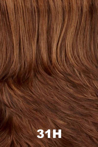 31H | Dark Auburn & Medium Brown w/ warm Strawberry highlights