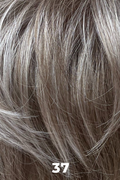 37 | Gray w/ 60% Light Brown on top gradually darkening to Medium Brown w/ 30% Gray on the nape