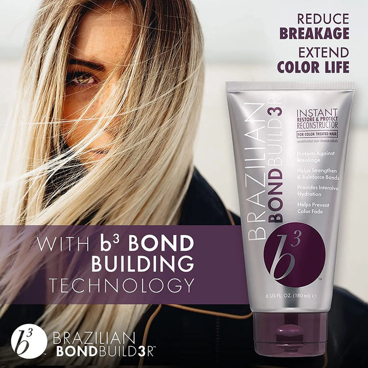 b3 Brazilian Bond Builder Instant Restore and Protect Reconstructor model after use with product features and benefits