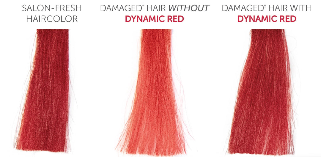 Framesi Color Lover Dynamic Red Shampoo before and after use