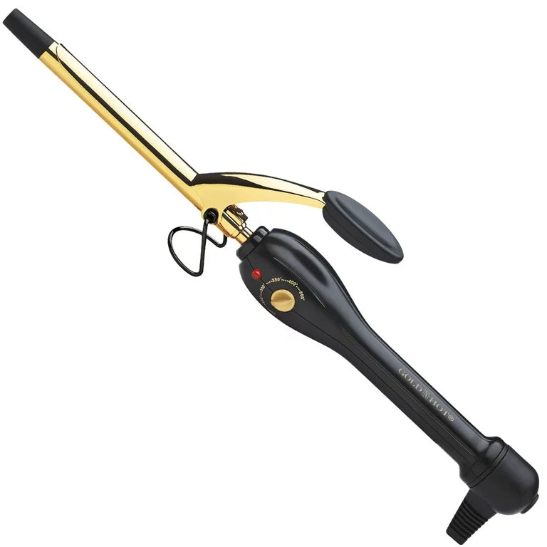 Gold N Hot Professional 24K Gold Spring Curling Iron 1/2 inch 