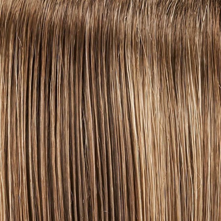 10RH16 (Caffe Mocha) | Light brown with 33% light natural blonde highlights.