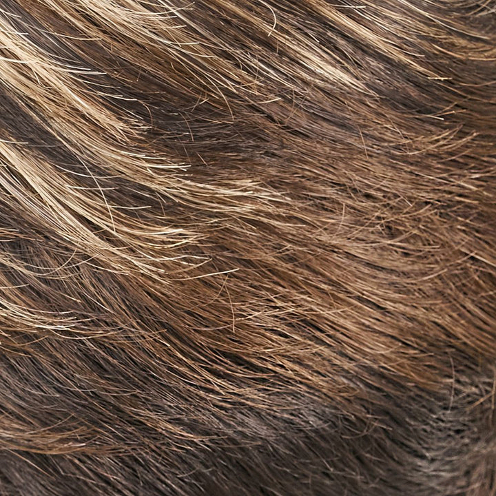 4F | Dk Brown w/ Gold Blonde Highlights