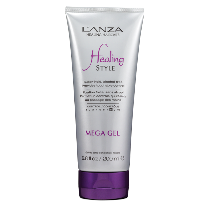 Lanza Healing Style Mega Gel   image of 6.8 oz bottle