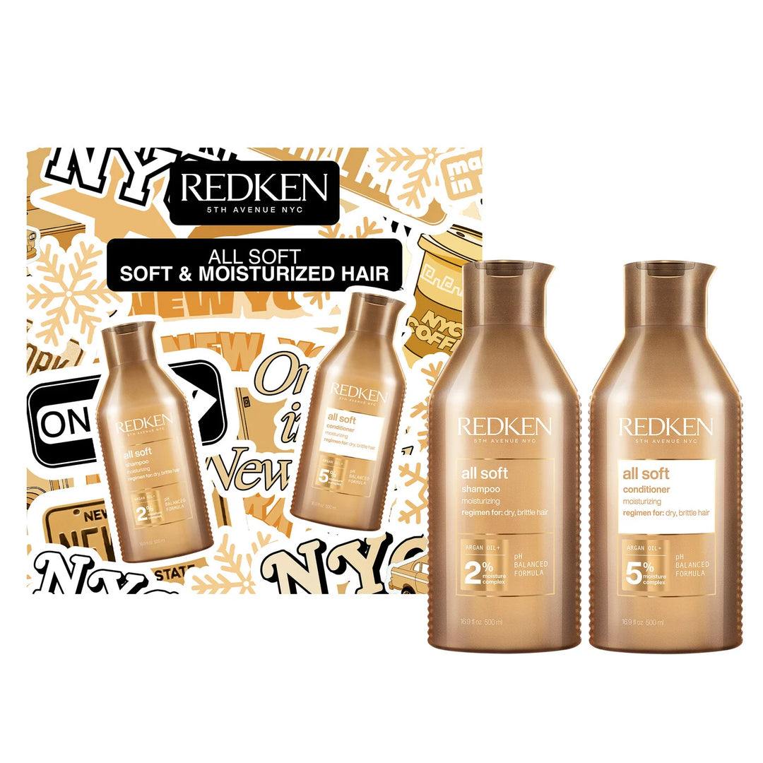 Redken hair care products with packaging on a white background