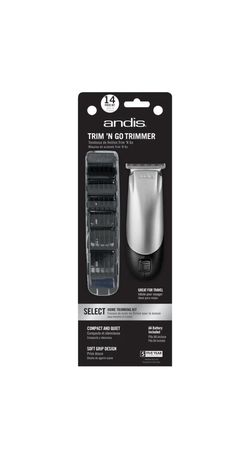 Andis Professional Trim 'N Go Trimmer 14 Piece Kit image of package
