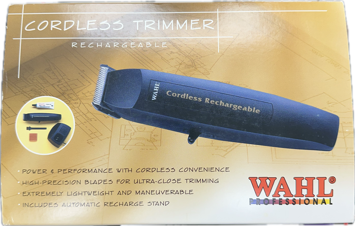 Wahl 8900 cordless trimmers image of box