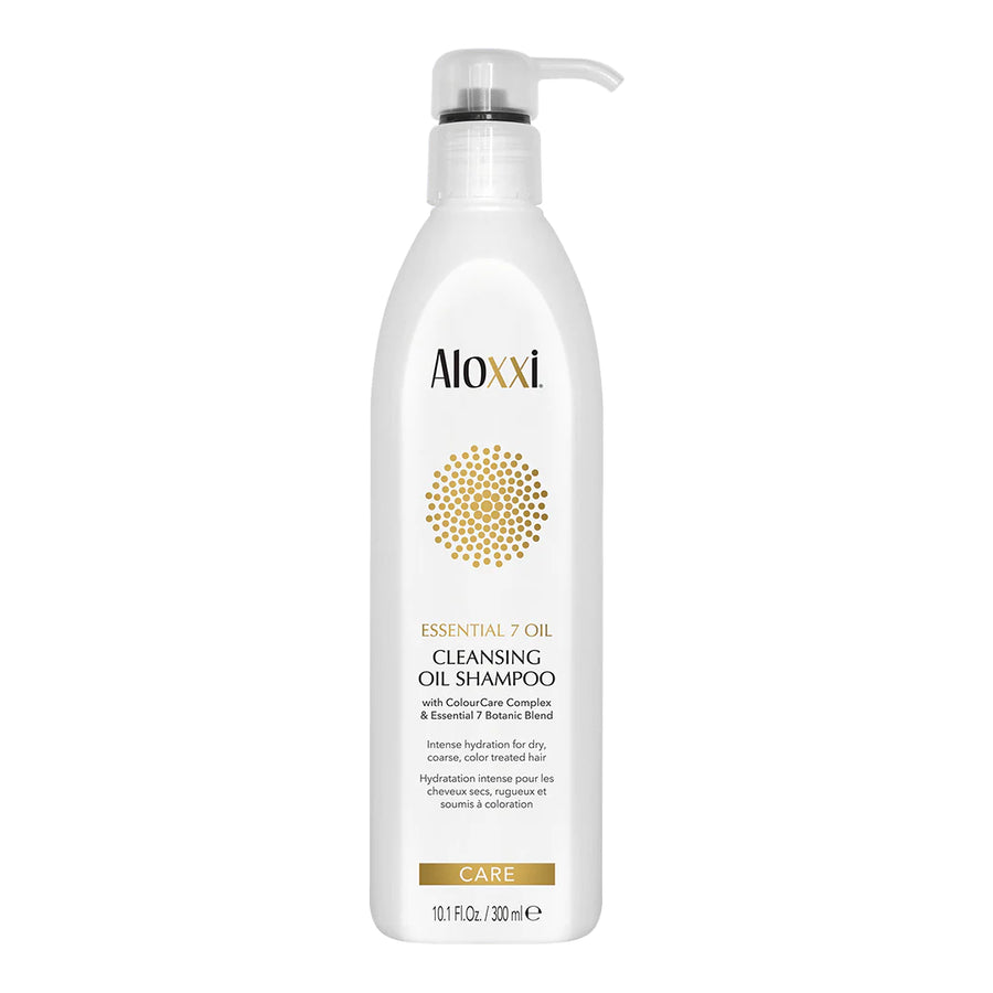 Aloxxi Essential 7 Oil Cleansing Oil Shampoo image of 10.1 oz bottle