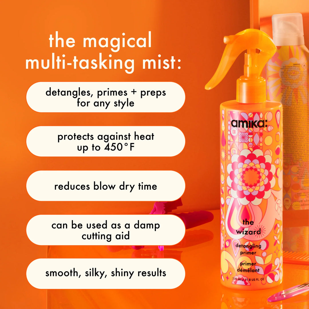 Amika The Wizard Detangling Primer features and benefits