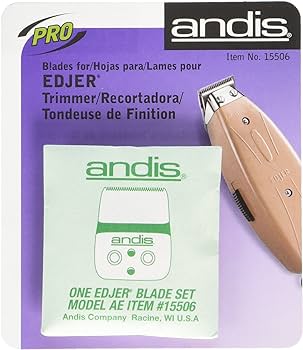 Andis Edger Replacement Blade image of blade and clipper