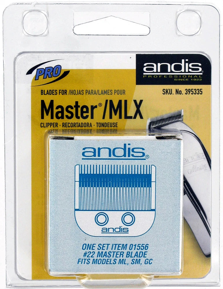 Andis Master and MLX Clipper Blade #22 Master Blade  its 01556 image of clipper