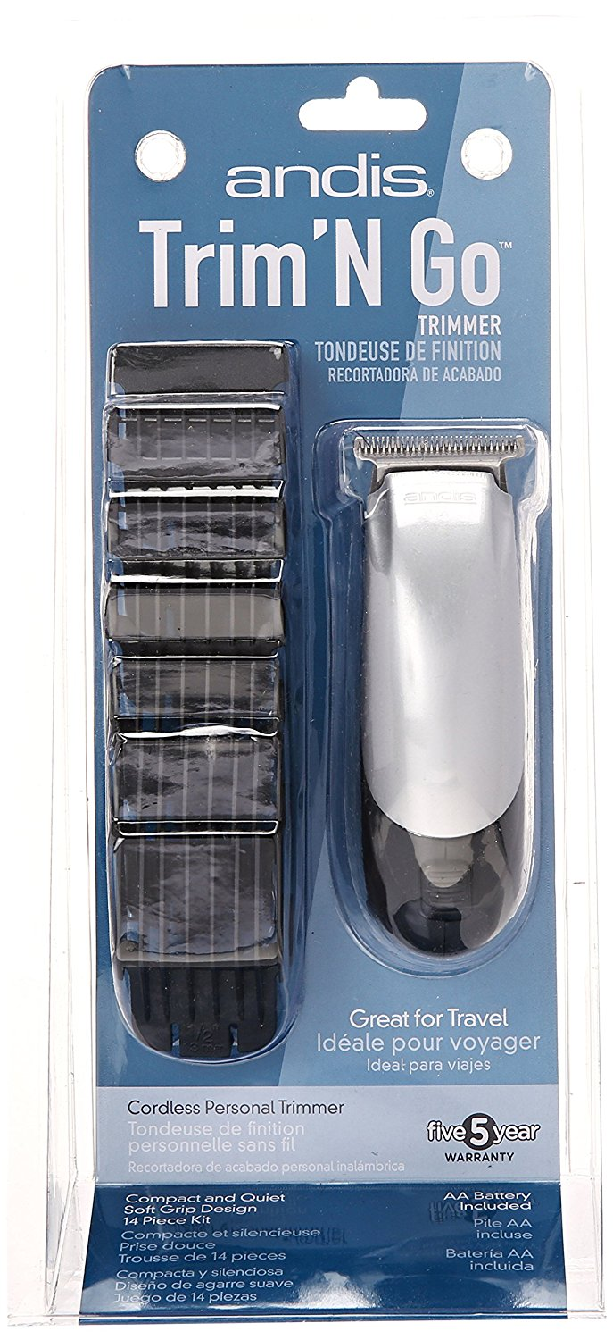 Andis Professional Trim 'N Go Trimmer 14 Piece Kit image of kit