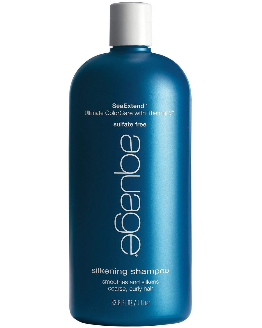 Aquage Sea Extend Silkening Shampoo image of 33.8 oz bottle