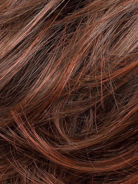 AUBURN ROOTED 33.130.4 | Dark Auburn Deep Copper Brown and Darkest Brown Blend with Shaded Roots