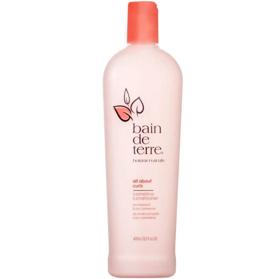 Bain De Terre All About Curls Camelina Conditioner image of 13.5 oz bottle