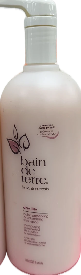 Bain De Terre Day Lily Color Preserving & Voluminzing Shampoo image of 33.8 oz bottle