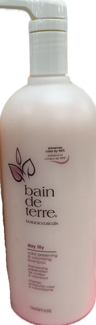 Bain De Terre Day Lily Color Preserving & Voluminzing Shampoo image of 33.8 oz bottle