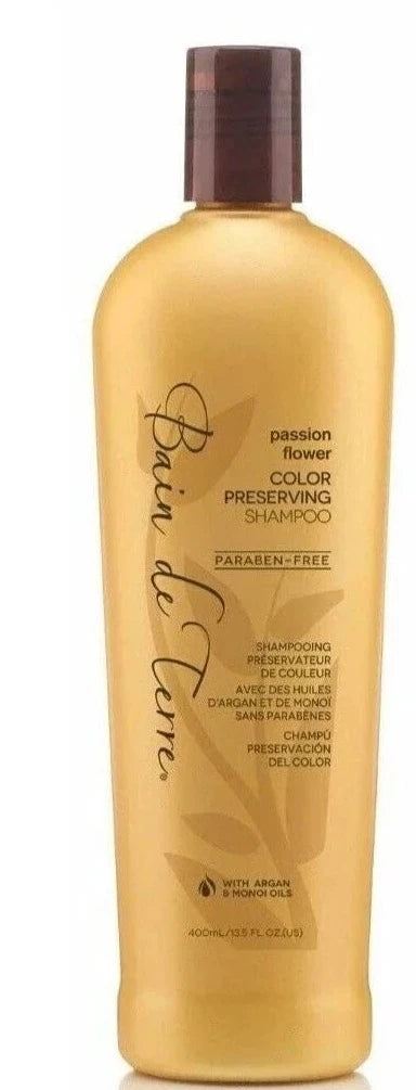 Bain De Terre Passion Flower Color Preserving & Moisturizing Shampoo image of 13.5 oz bottle