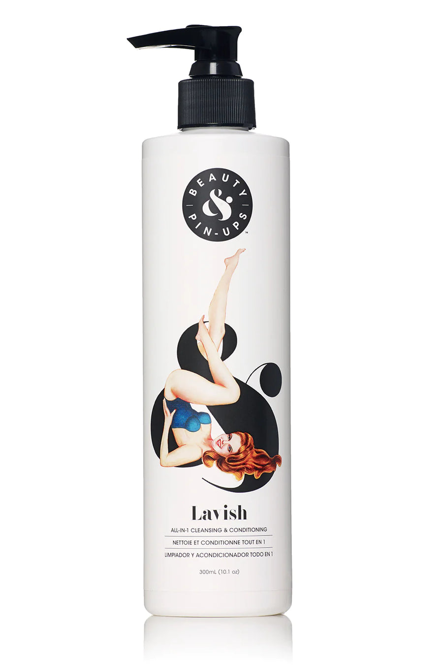 Beauty & Pin Ups Lavish All-In-One Cleansing and Conditioning image of 10.1 oz bottle