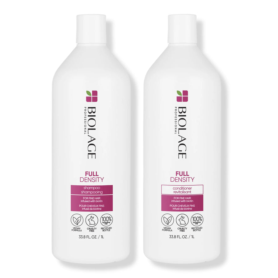Biolage Full Density Shampoo and Conditioner Liter Duo Deal picture of 33.8 oz shampoo and conditioner