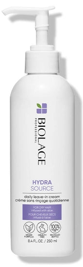 Biolage Hydra Source Moisturizing Daily Leave-In Cream for Dry Hair 8.5 oz bottle