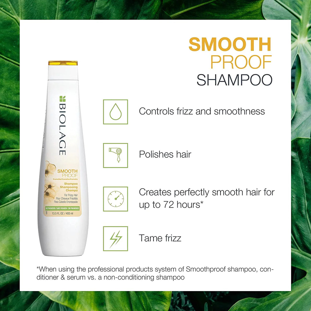 Biolage Smooth Proof Shampoo features and benfites